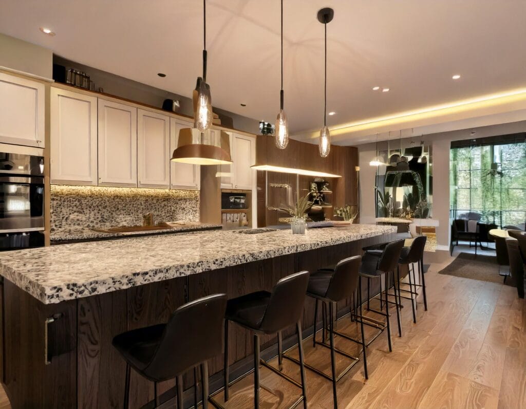 Bar Tezgahlı Mutfak Dekorasyonu Nasıl Yapılır