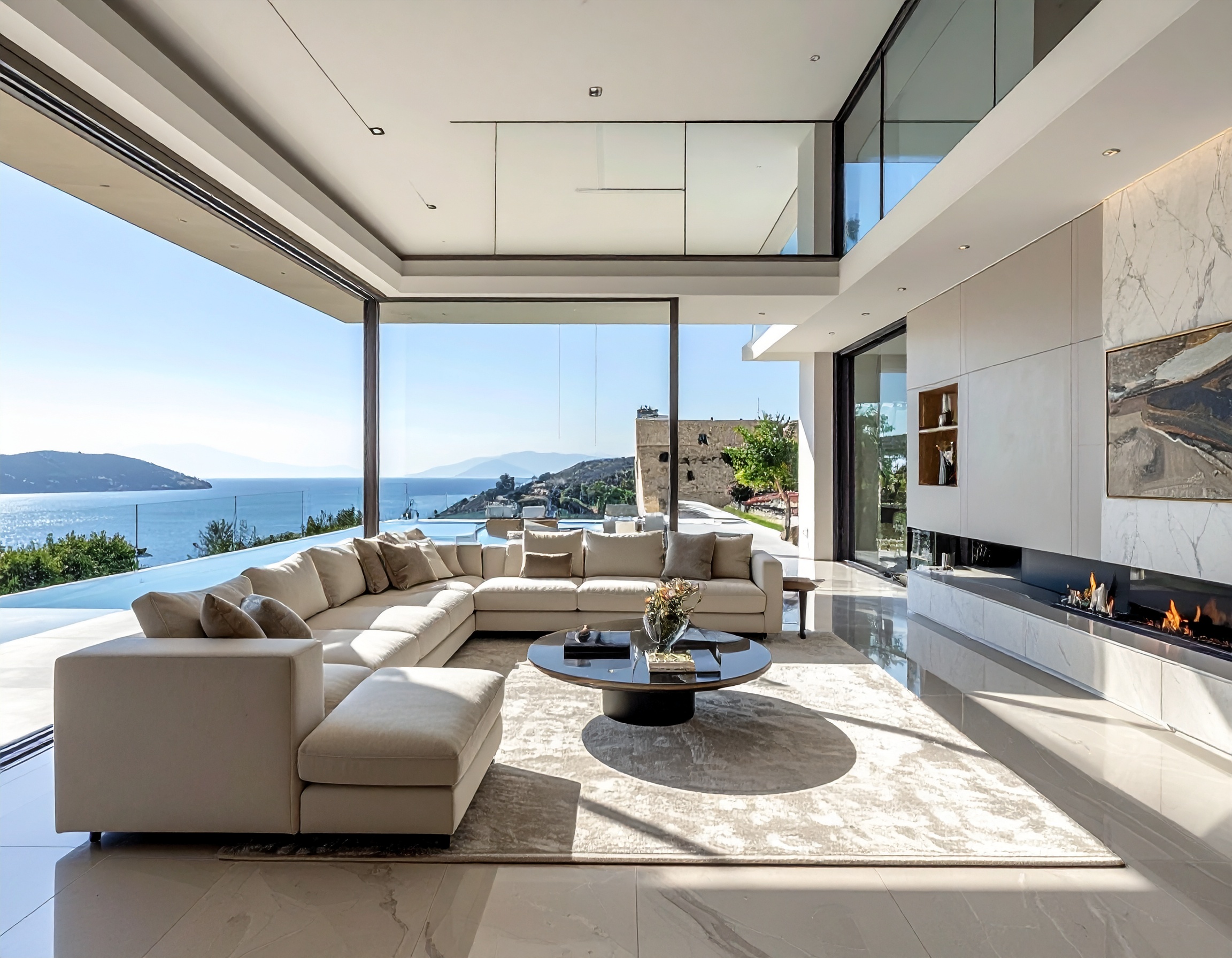 İzmir Modern Villa Dekorasyonu